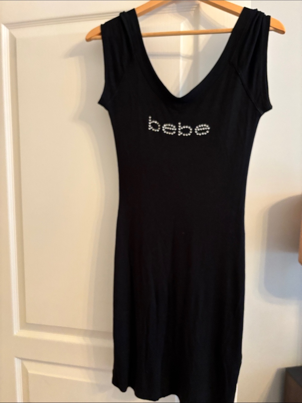 bebe Black Maxi Dress Like New